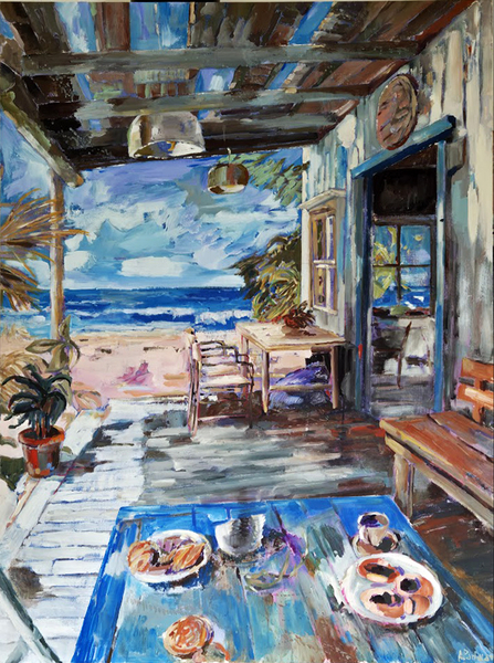 48X36IN.   BREAKFAST WITH WAVES MUSIC