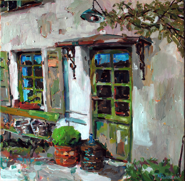 oil 24x24 THE SUMMER DAY